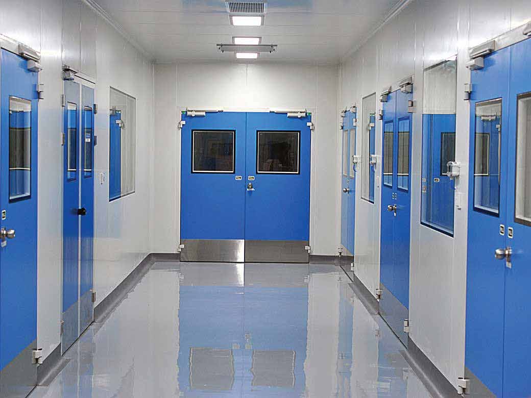 Double Leaf Clean Room Door